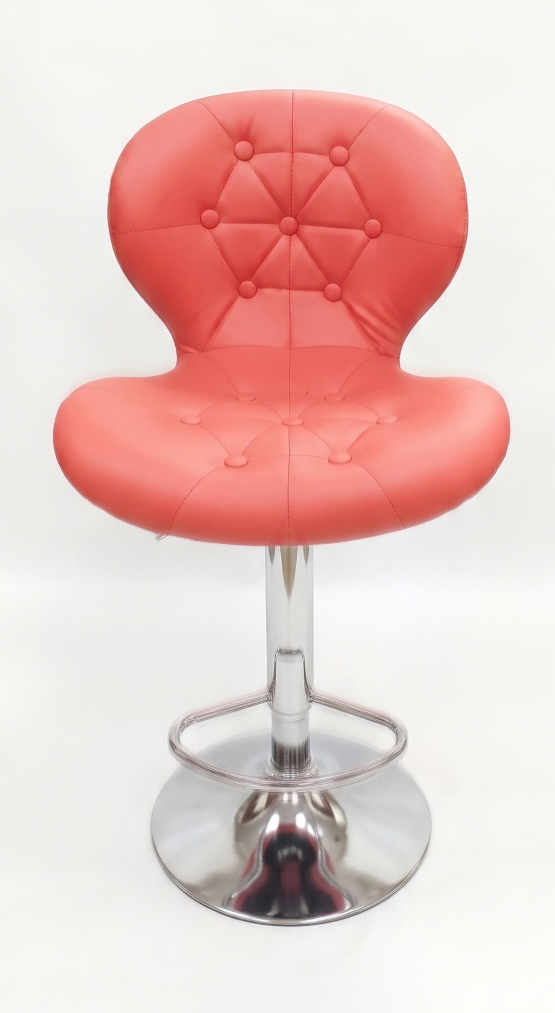 Tufted Petal-Back Swivel Bar Stool-13