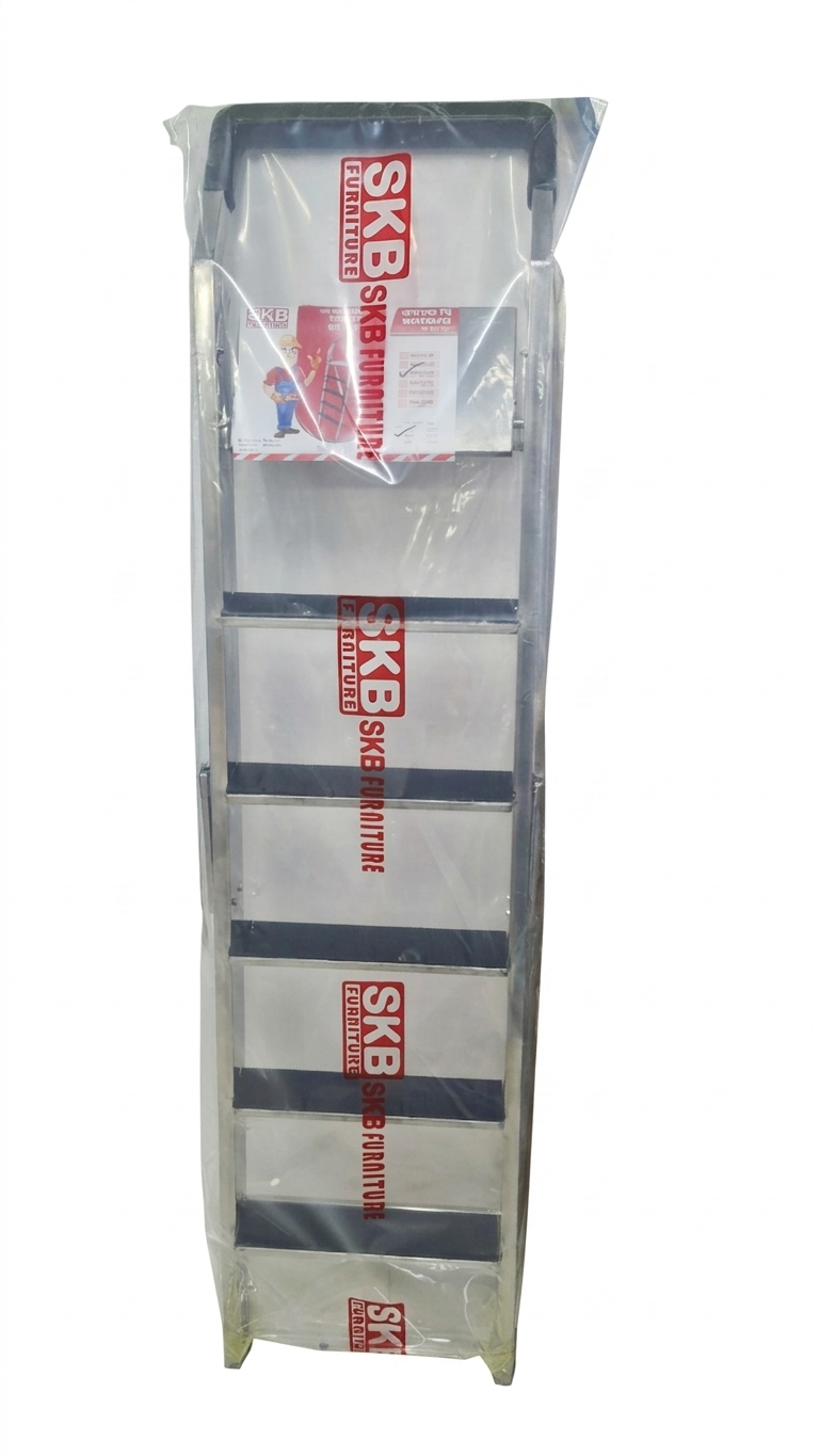 SKB Furniture Aluminum Foldable 9 Step Ladder