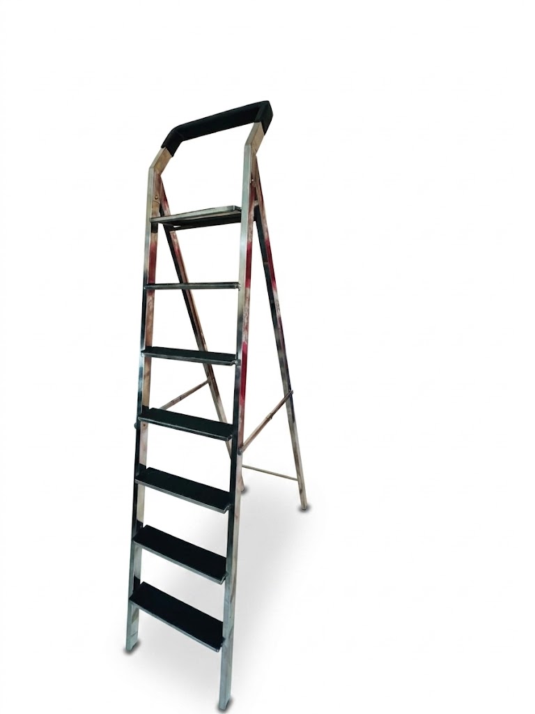 SKB Furniture Aluminum Foldable 8 Step Ladder