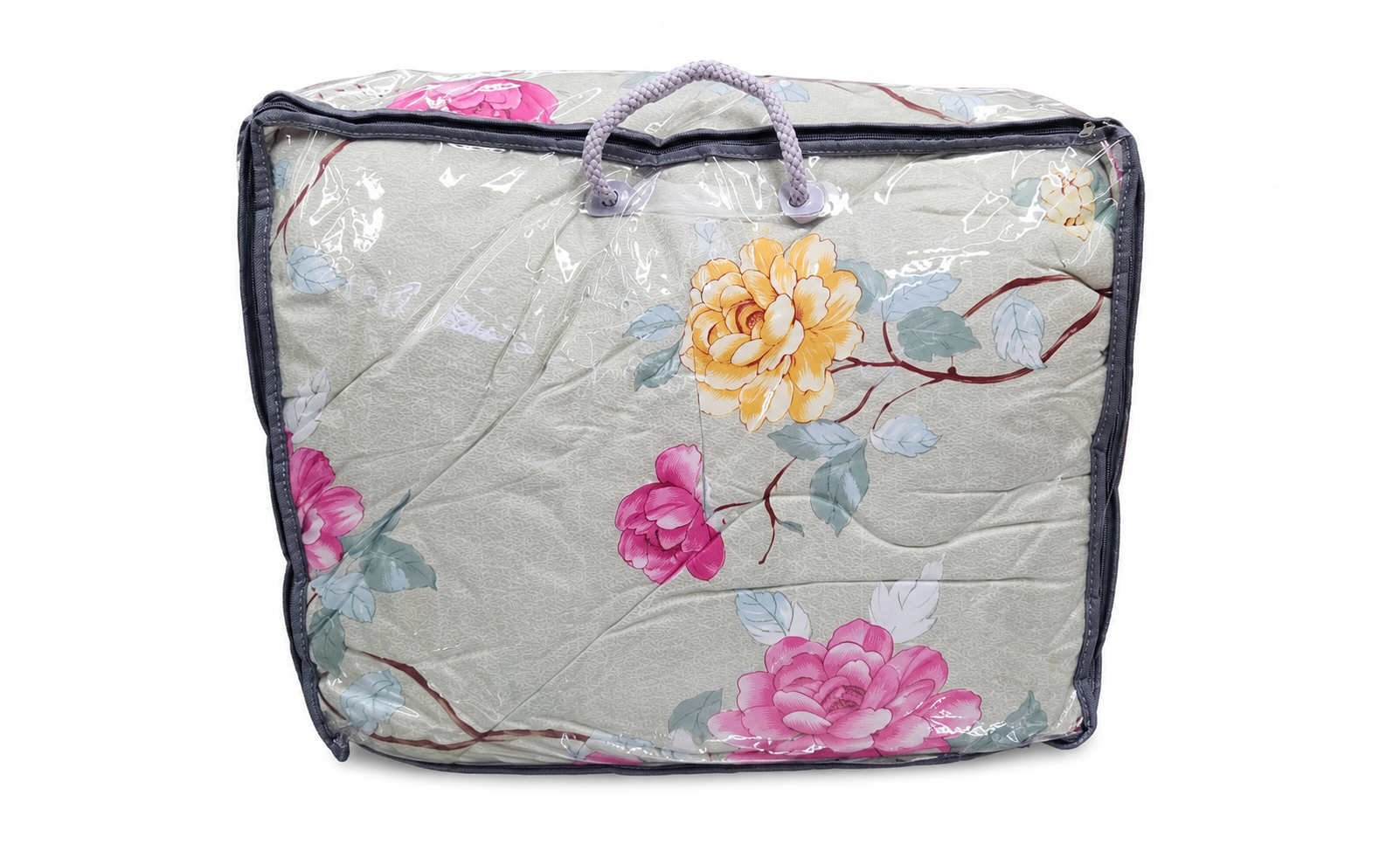 Premium Floral Microfiber Cotton Comforter